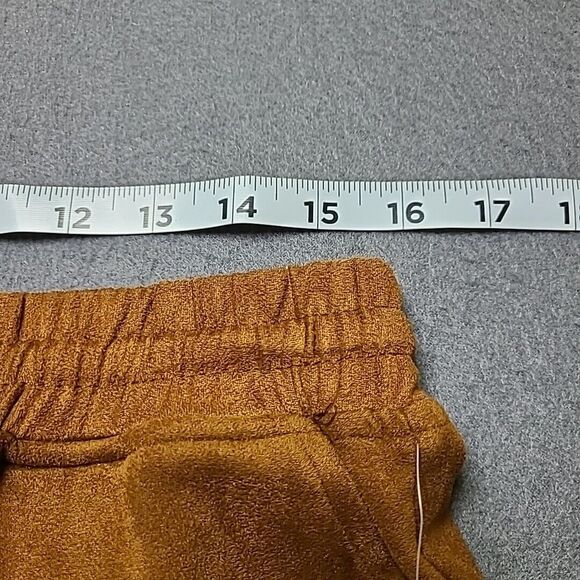 Harmony + Havoc Womens Joggers Large Brown Velvette Soft Stretch - Picture 8 of 12